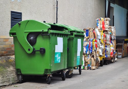 Recycling process in office clearance services